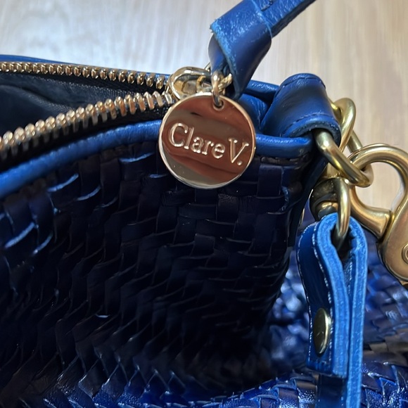 Clare V. Moyen Messenger - Twilight Blue Zig Zag - Picture 6 of 7